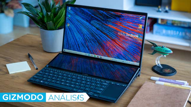 Imagen para el artículo titulado El Asus ZenBook Duo es el portátil que deberían elegir todos los adictos a la multitarea