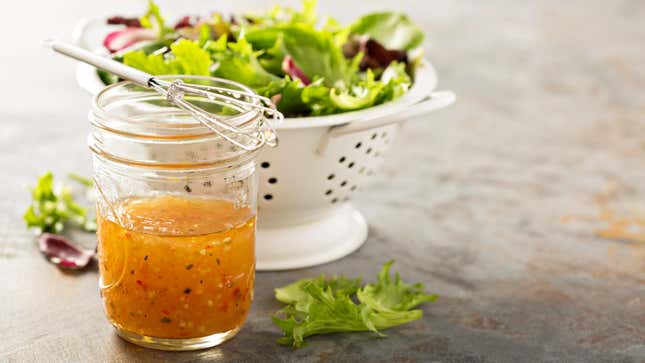 Image for article titled How to Make a Good Vinaigrette With Cheap Oil and Vinegar