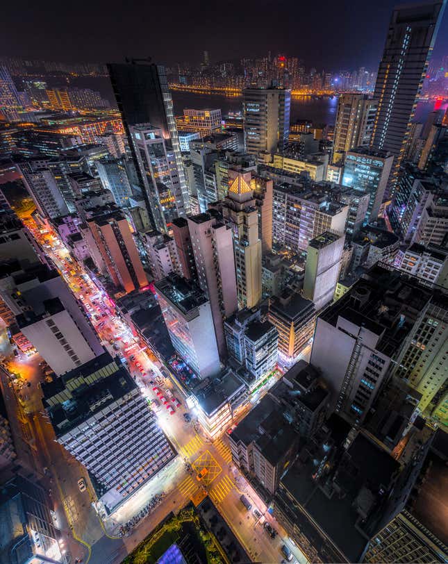 An image from photographer Andy Yeung's "Remember Hong Kong" series