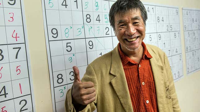 Maki Kaji is credited as the godfather of Sudoku. 