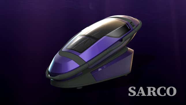 A render of a prototype Sarco device.