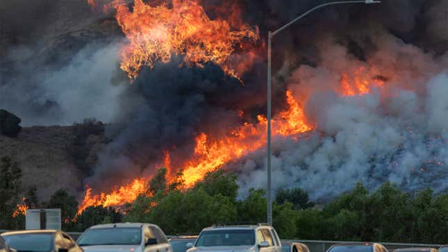 Image for article titled Historic Heat Wave Causes California Wildfire To Catch Fire