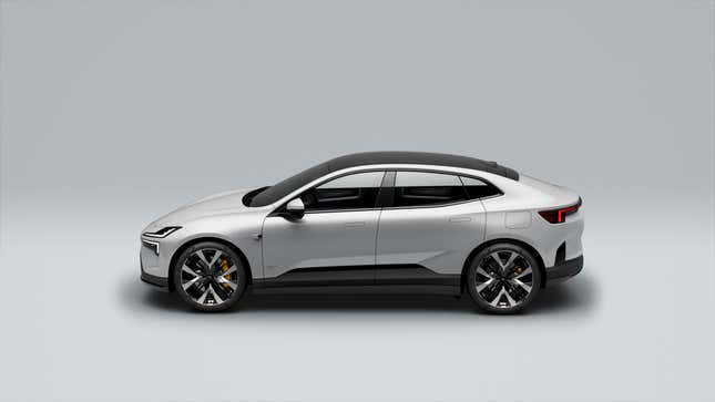Imagen para el artículo titulado Polestar presenta su ambicioso eléctrico Polestar 4, un SUV Coupé sin luna trasera