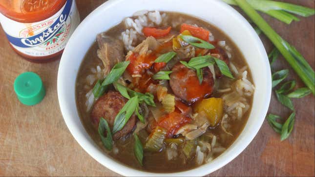 Image for article titled This Chicken and Sausage Gumbo Is Incredibly Freezer-Friendly