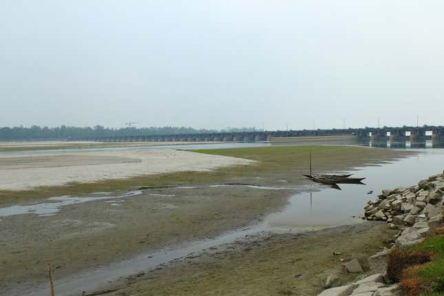 India and Bangladesh share at least 54 rivers that flow from the Himalayas.