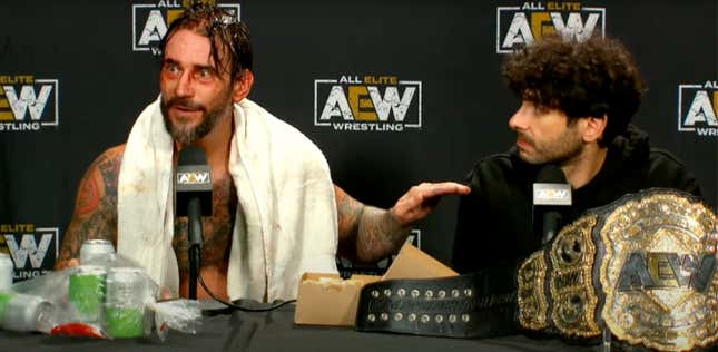 CM Punk had a lot to say at his post-match press conference.