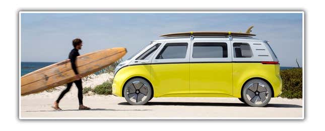 Image for article titled The VW ID. Buzz Doesn't Seem To Have A Frunk But That's Okay