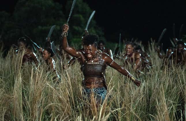 Image for article titled Review: The Woman King Is the Epic Action Film Black Women Deserve