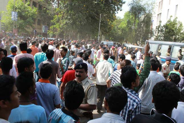 Image for article titled The quietest place in India is a Narendra Modi rally—while he’s speaking