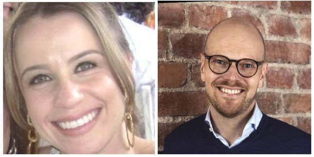 Brazil-based marketing leader Carolina Souza was paired with Finland-based sales manager Mika Remes