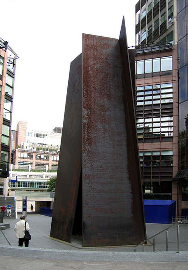 Fulcrum, Richard Serra