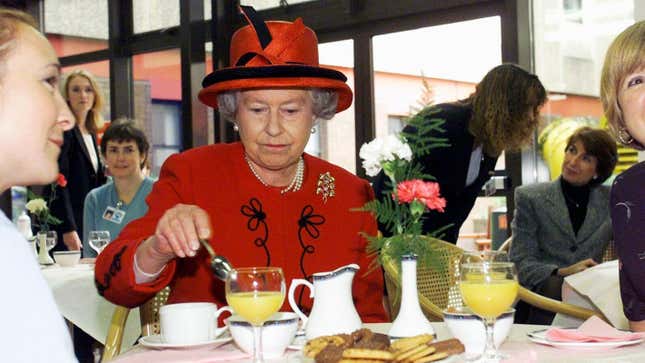 Image for article titled The Queen of England’s “guilty pleasure” is not relatable