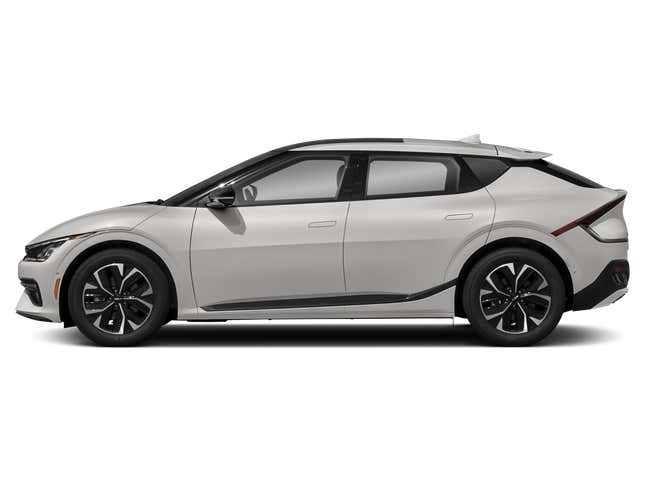 Kia EV6 / GT-Line AWD 2023. Profile, Facing to the Left