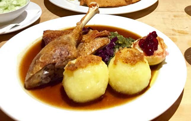 Roast goose