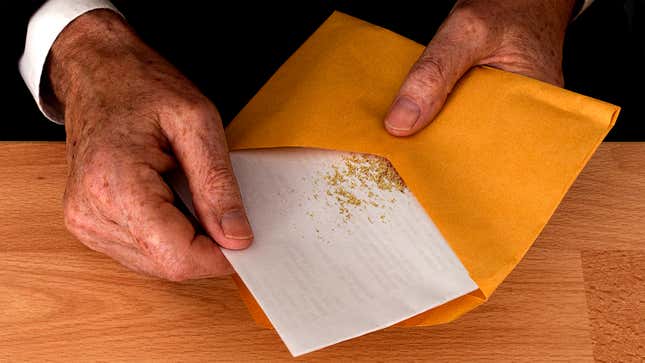 Image for article titled Thoughtful Letter On How To Improve Legislative Process Undercut By Poison Included In Envelope