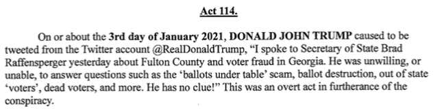 Image for article titled Here Are the 12 Tweets That Helped Get Trump Indicted