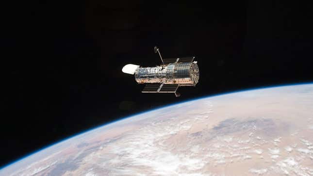 The Hubble Space Telescope. 
