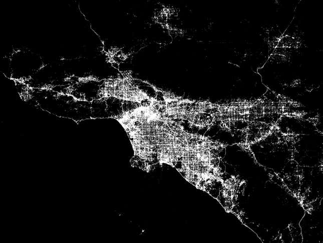 Image for article titled Marvelous footprints of world cities revealed by Foursquare check-ins