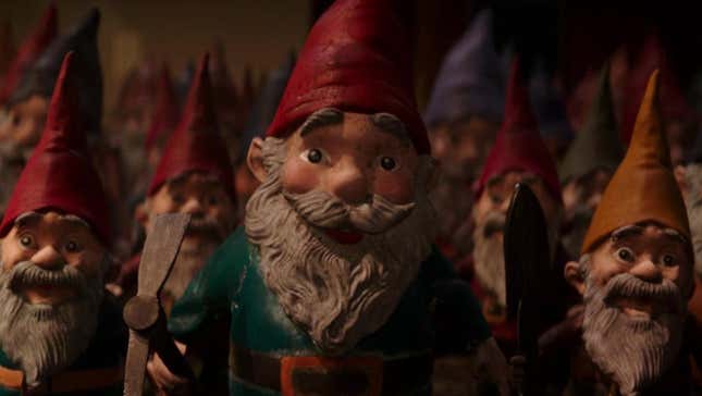 Garden gnomes from the 2015 Goosebumps film. 