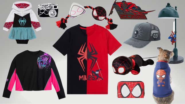 Image for article titled There's New Spider-Man: Across the Spider-Verse Merch for Every Spider-Person