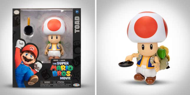 Image for article titled The First Batch of Super Mario Bros. Movie Toys Includes a Fire Breathing Bowser