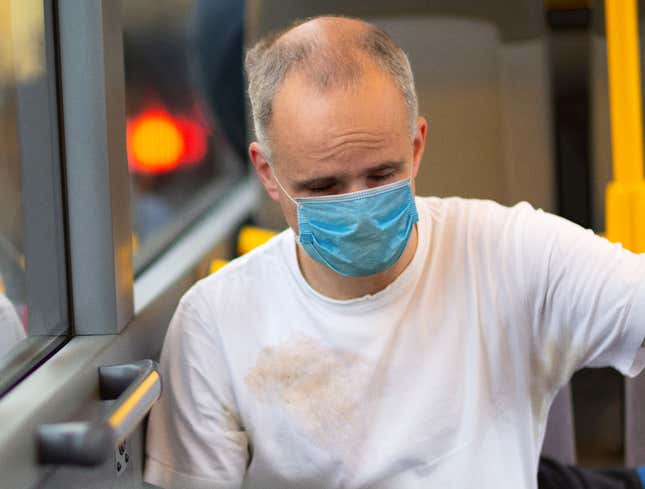 Image for article titled At Least Man Masturbating On Bus Wearing Mask