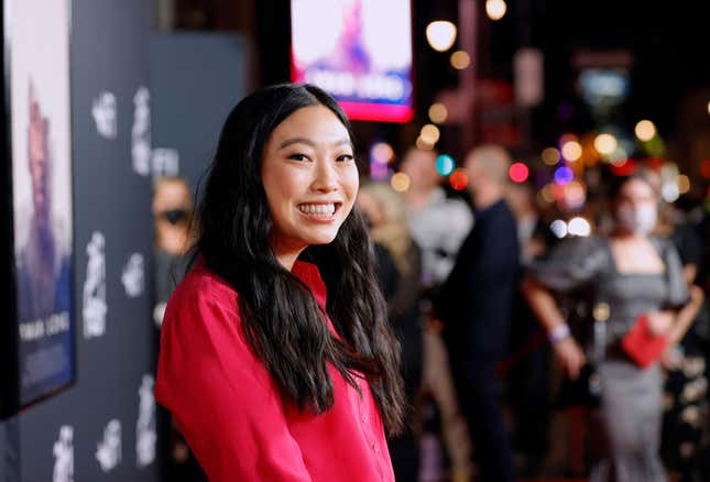 Awkwafina attends the 2021 AFI Fest Official Screening of Magnolia Pictures’ “Swan Song” at TCL Chinese Theatre on November 12, 2021 in Hollywood, California. (Photo by Amy Sussman/Getty Images)