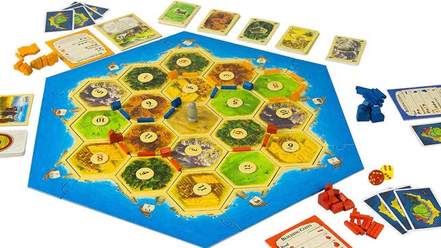 Catan, a game published by Asmodee