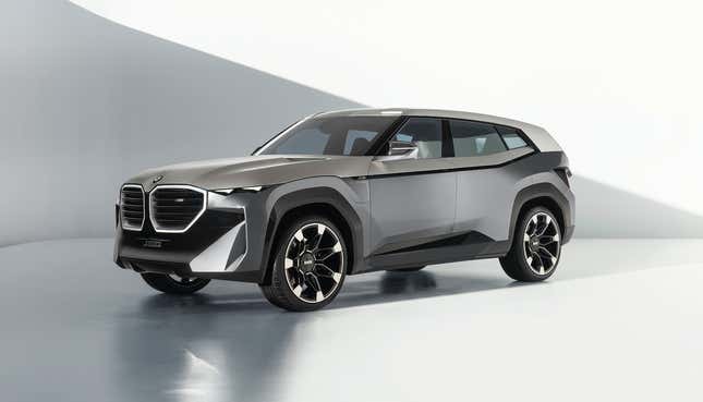 Image for article titled BMW's Concept XM Will Be The First Electrified And Most Powerful M Car Ever
