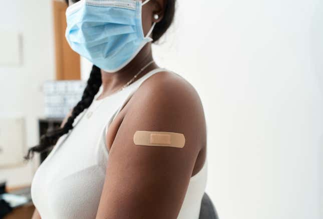 Black Woman with Vaccine