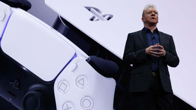 Sony exec Jim Ryan talks about PlayStation's success on stage in Las Vegas.