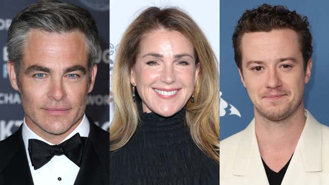 Chris Pine, Peri Gilpin, Joseph Quinn