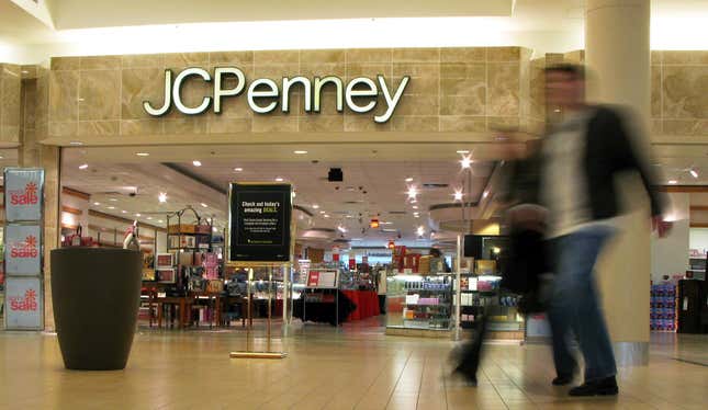 JC Penney’s return to its old ways.