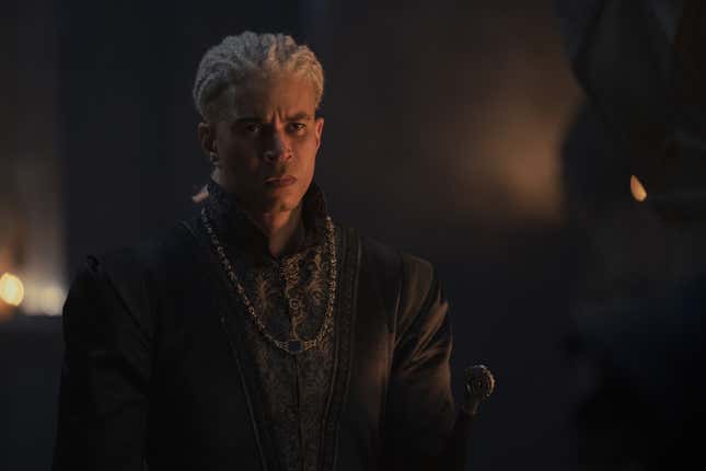 John Macmillan as Ser Laenor Velaryon in HBO’s House of the Dragon.