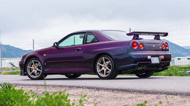 Midnight Purple R34 GT-R On Bring A Trailer Is At $250K And Climbing