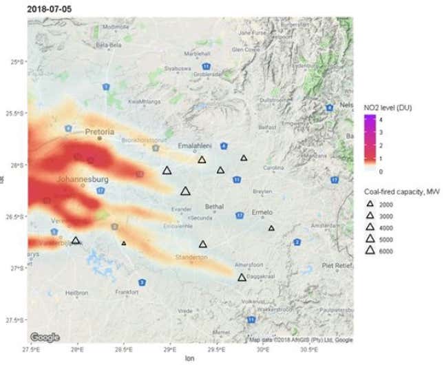 Highest concentration of deadly air pollution found in South Africa