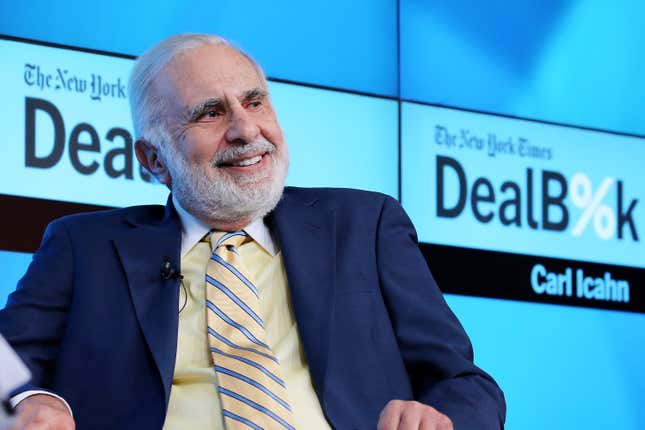 Carl Icahn, 87, is the target of Hindenburg Research’s latest short sell. 