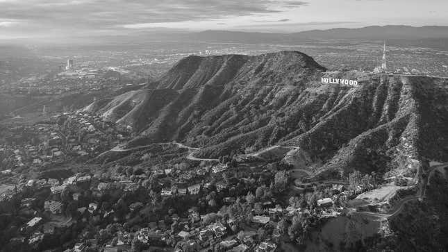 A striking view of an iconic LA sight.
