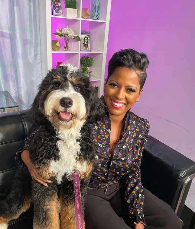 Image for article titled Tamron Hall Is Helping Abuse Victims And Their Pets During Domestic Violence Awareness Month