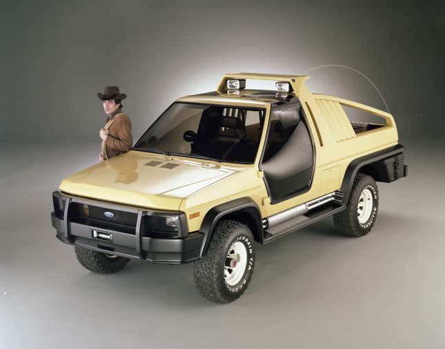 Image for article titled Off-Road Truck Design Might Have Peaked In The &#39;80s With The Ford Bronco Lobo