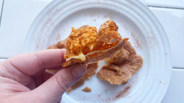 Image for article titled Make Cavernous, Aerated Cheese Crisps in Your Air Fryer