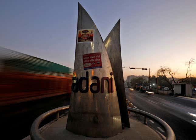 Image for article titled Hit by fraud charges, India&#39;s Adani group to halve its growth projection