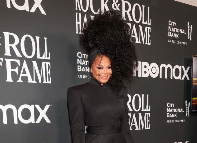 Janet Jackson at the 2022 Rock &amp; Roll Hall of Fame Induction Ceremony on November 5, 2022 in Los Angeles, California. 