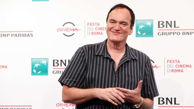 Una imagen de Quentin Tarantino en el Festival de Cine de Roma