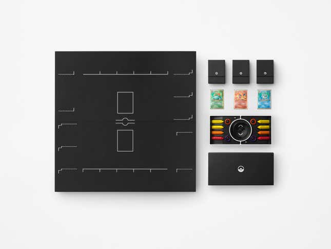 A promo shot shows the contents of the trading card game classic set.