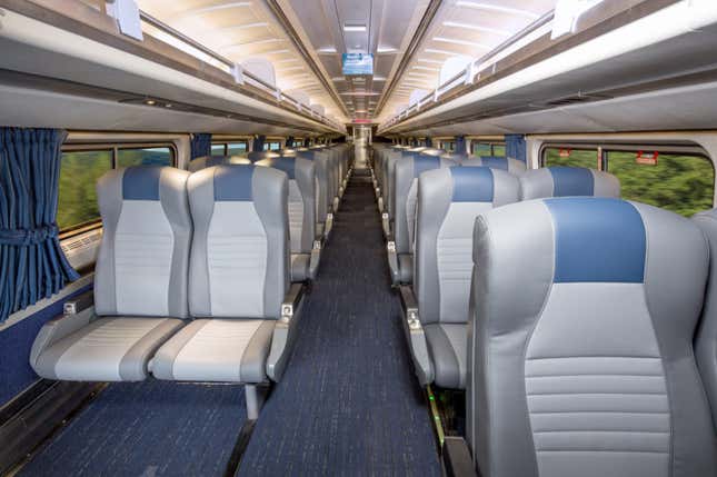 Business class upgrade.