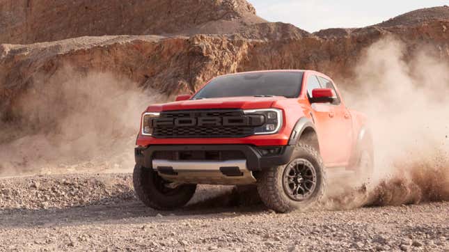 Image for article titled 2023 Ford Ranger Raptor Revealed And It&#39;s Coming To America