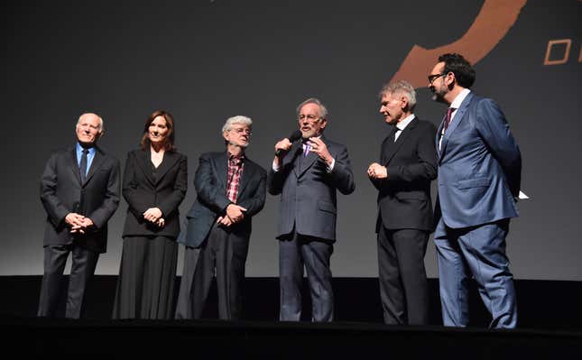 Image for article titled Childhood Nostalgia Comes to Life in These Indiana Jones and the Dial of Destiny Premiere Pics