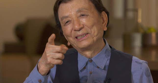 Actor James Hong in a 2022 interview with CBS Sunday Morning.