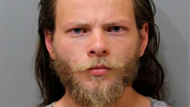 A booking image shows Thomas Ryan Rousseau, who was arrested on June 11, 2022 in downtown Coeur d’ Alene, Idaho. 
